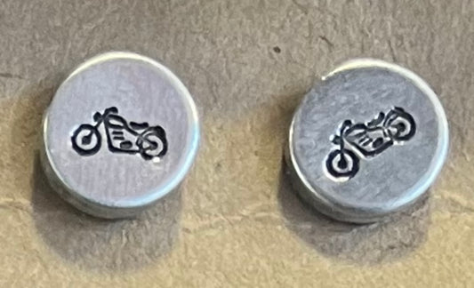 Motorcycle Stud Earrings