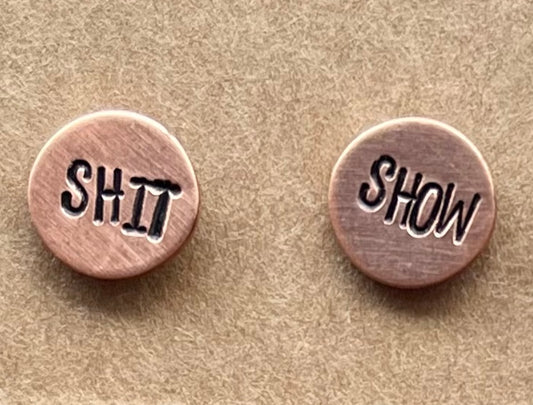 Sassy “Shit Show” Stud Earrings