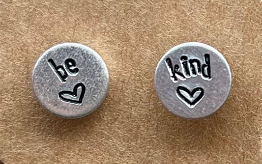 “Be Kind” Stud Earrings