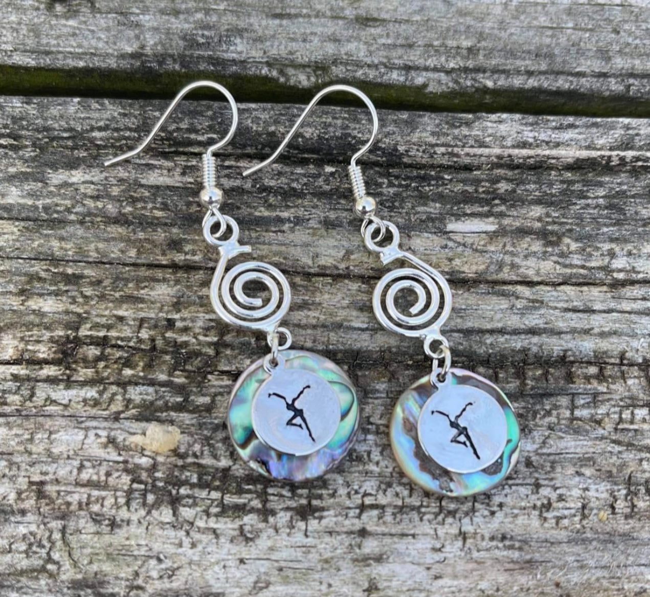 Dave Matthews Band Abalone Shell Earrings