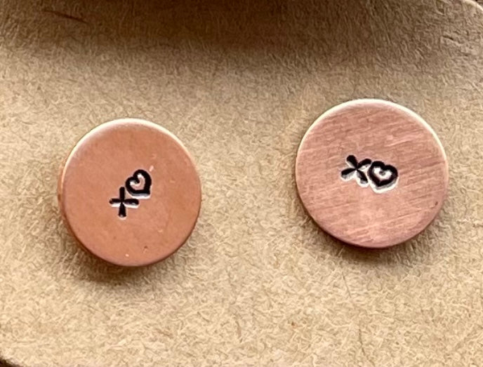 Tiny “xo” Stud Earrings