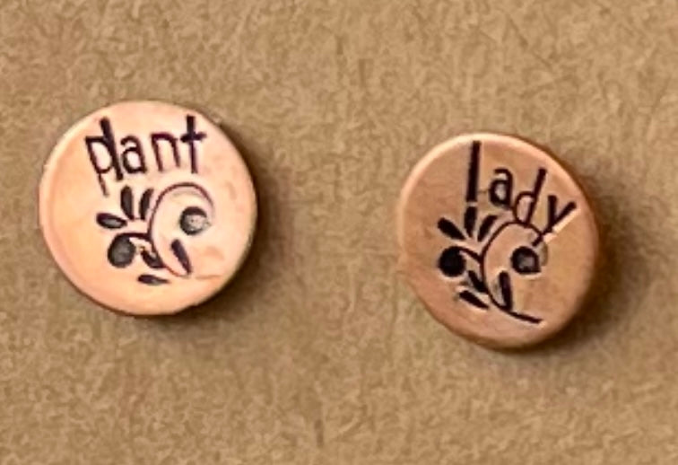 “Plant Lady” Stud Earrings