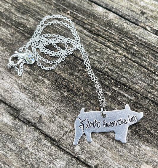 Dave Matthews band “Don’t Burn the Day” Pig Necklace